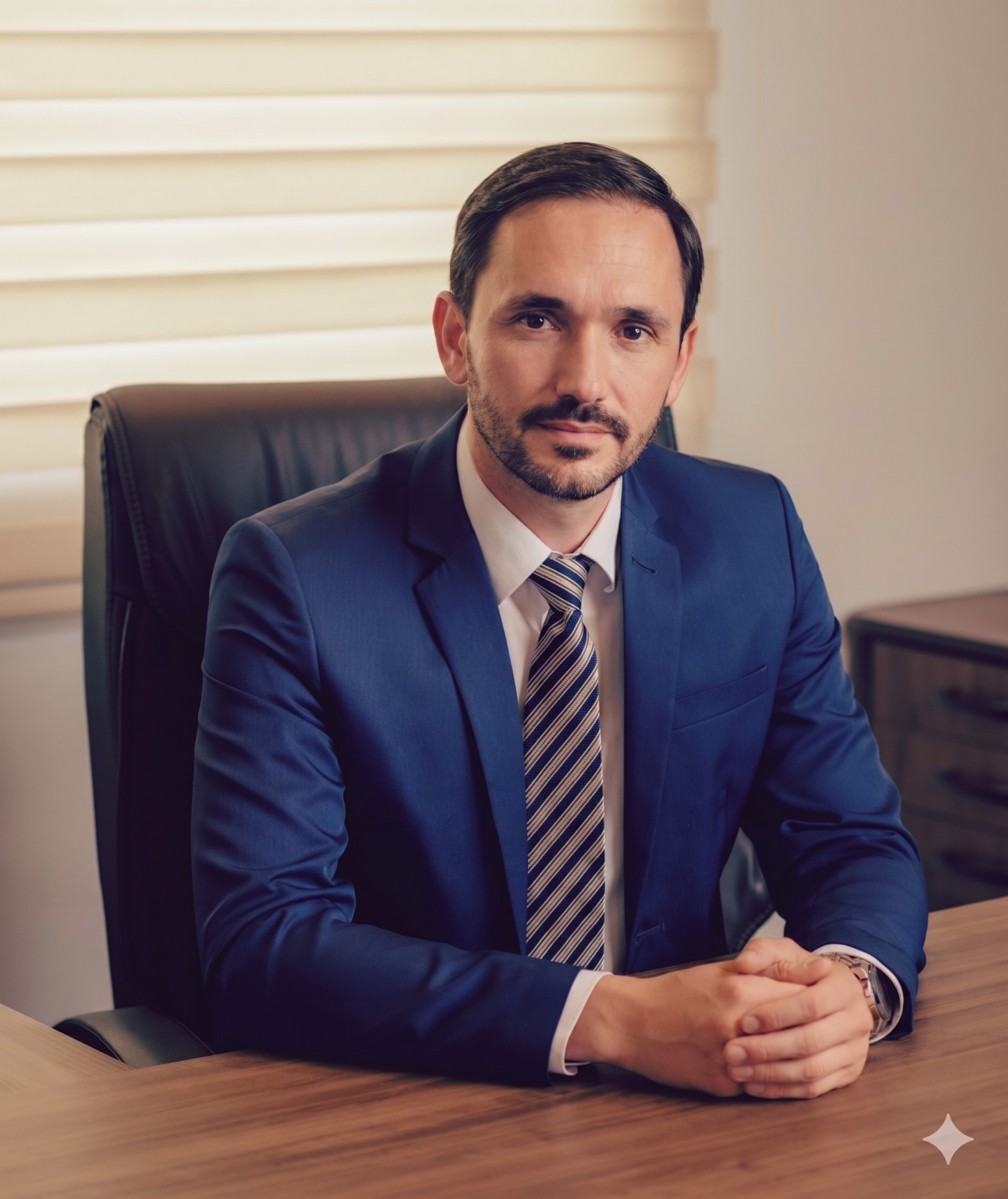 Dr. Kleber Pedro Pires em seu escritório